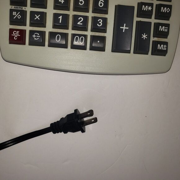 Canon P170-DH-3 12-Digit Desktop Printing Calculator with Clock NEW - Picture 4 of 5